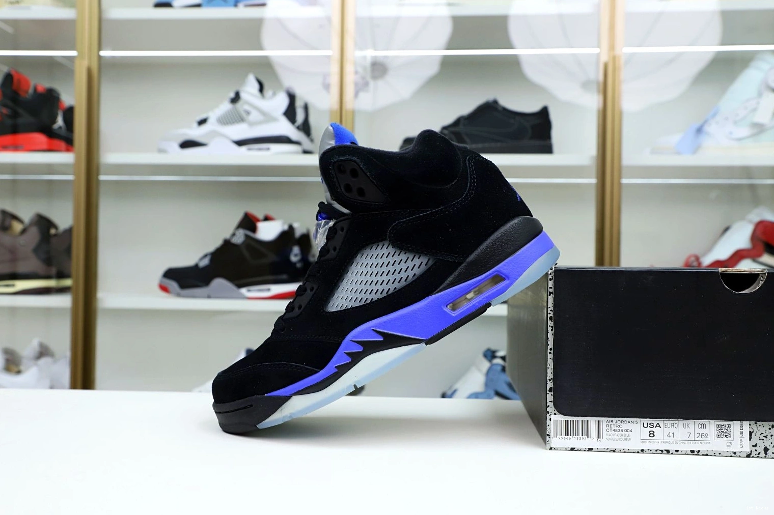 1st Kicks Shoes RETRO SportInspired 1971 Kimikick AIR 'RACER 5 JORDAN AIR JORDAN BLUE' 1201